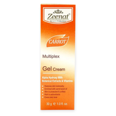 ZEENAT CARROT MULTIPLEX SKIN BRIGHTENING GEL CREAM 30G