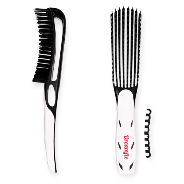 DREAMFIX DETANGLER HAIR BRUSH WITH RUBBER ASSORTED