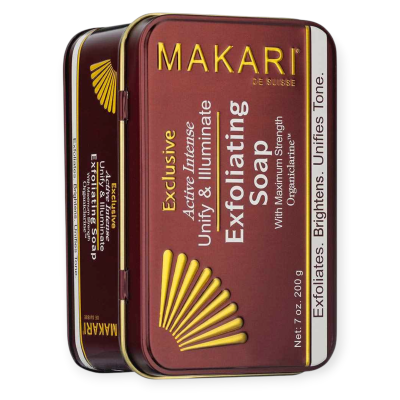 MAKARI EXCLUSIVE EXFOLIATING SOAP 200G
