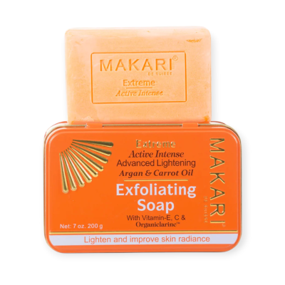 MAKARI EXTREME ARGAN & CARROT OIL EXFOLIATING SOAP 200G