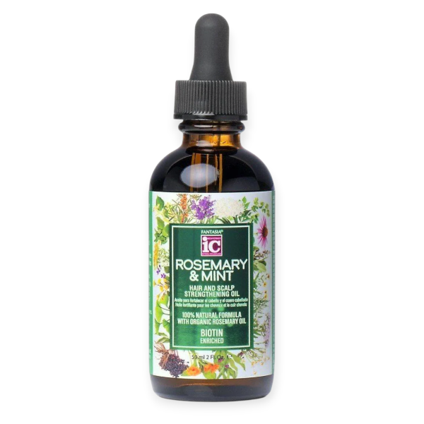 FANTASIA IC ROSEMARY & MINT HAIR & SCALP STRENGTHENING OIL 2OZ